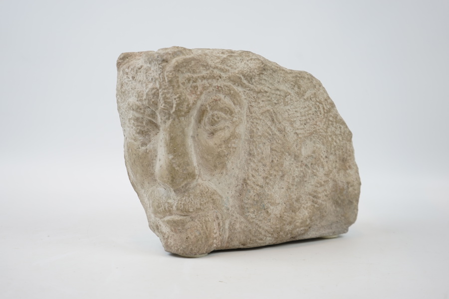 Kerstin Cecilia Ahlgren, "Faun", skulptur, betong, monogramsignerad.
