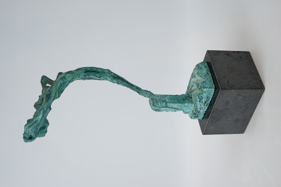 Richard Brixel, "Skönhet", skulptur, brons, på stensockel, numrerad 18/99, osignerad.