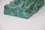 Richard Brixel, "Skönhet", skulptur, brons, på stensockel, numrerad 18/99, osignerad.