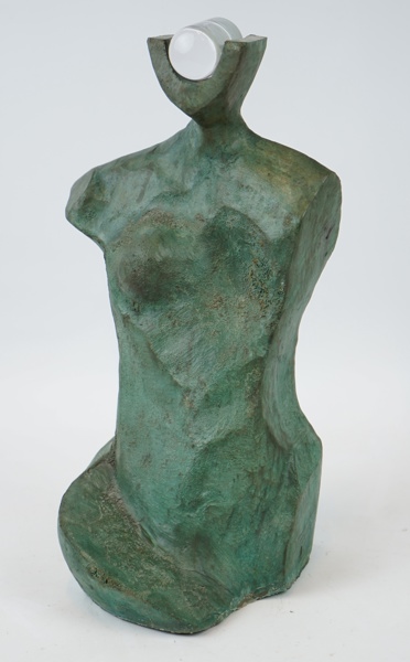 Klas Sundkvist, skulptur, brons/glas, signerad, daterad 2006.