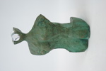 Klas Sundkvist, skulptur, brons/glas, signerad, daterad 2006.
