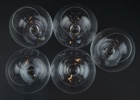 Glas, 5+5 st,, Orrefors ,Olle Alberius, ''Victoria'' och Edward Hald, ''Hald''.