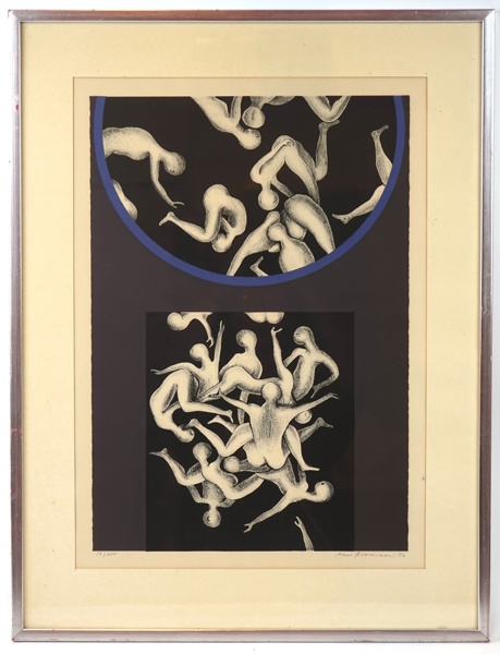 Uno Svensson, litografi nr 17/350, signerad, daterad 1976.