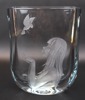 Vas, glas, Rune Strand och Lars Börnesson, Strömbergshyttan, signerad.