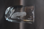 Vas, glas, Rune Strand och Lars Börnesson, Strömbergshyttan, signerad.