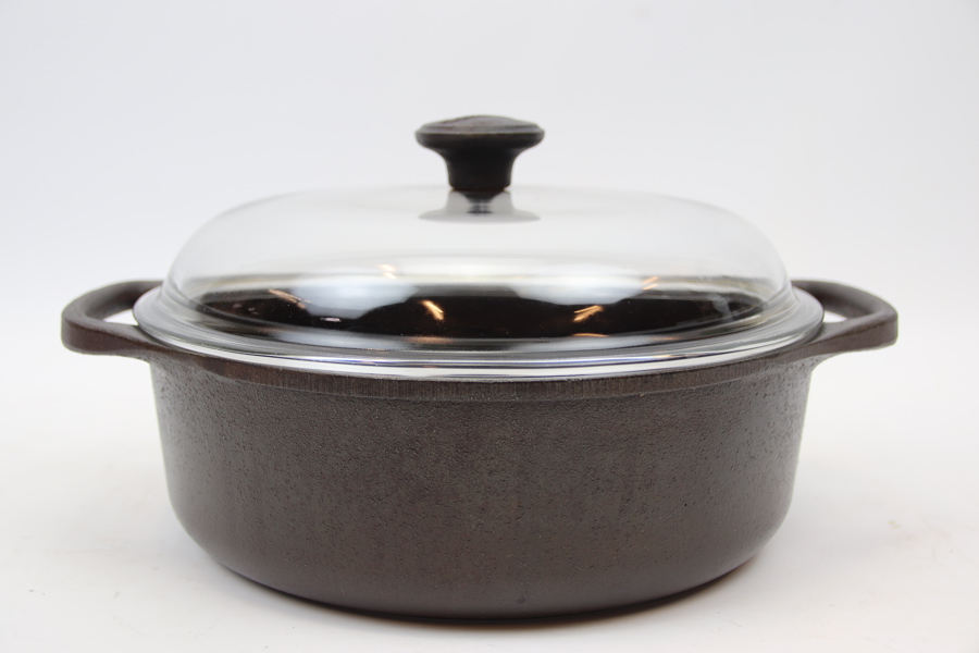Gryta, gjutjärn/glas, Skeppshult.