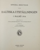 Böcker och mugg, 5 delar, Baltiska Utställningen, Malmö 1914.