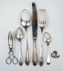 Bestick m.m, ett parti, silver.