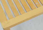 Alvar Aalto, bänk, björk, modell 153, Artek.