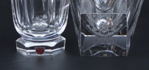 Vaser, 5 st, glas, mest Orrefors, 1900-tal.