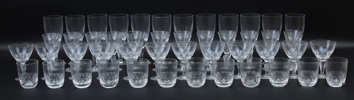 Fritz Kallenberg, glasservisdelar, 48 st, Cecil, Kosta Boda, 1900-talets mitt.