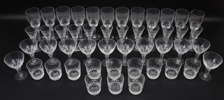 Fritz Kallenberg, glasservisdelar, 48 st, Cecil, Kosta Boda, 1900-talets mitt.