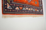 Matta orientalisk, handknuten ull.