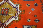 Matta orientalisk, handknuten ull.
