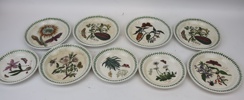 Frukostservisdelar, 31 delar, flintgods, "The Botanic Garden", Portmeiron, England.
