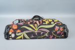 Josef Frank, väska, textil/skinn, lås i trä, "Under ekvatorn", Firma Svensk Tenn.