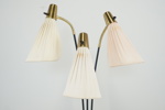 Golvlampa, 3 ljuspunkter, Eskilstuna Elektrofrabrik AB, 1940/50-tal.