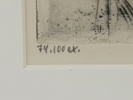 Birgitta Liljebladh, etsning nr 74/100, signerad, daterad  1952.