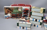 Legosystem, tågbana, instruktionsböcker, m.m, ett parti, 1970-tal.