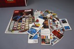 Legosystem, tågbana, instruktionsböcker, m.m, ett parti, 1970-tal.