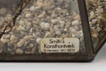 Ljuslyktor, 3 st, metall/glas, Smith's Konsthantverk.