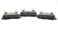 Märklin, ellok, 3 st, SEH800 1101 och SET800 E44039.