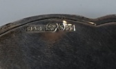Bestickservisddelar, 27 st, silver, ''Rosen''.