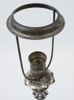 Ljusstake, silver, omgjord till bordslampa, barockstil, C.G. Hallberg, 1933.