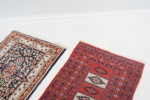 Mattor, 2 st, orientaliska, handknutna, ull.