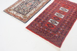 Mattor, 2 st, orientaliska, handknutna, ull.