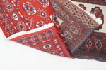 Mattor, 2 st, orientaliska, handknutna, ull.