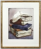 Barbro Jones, ''Boktrave'', litografi nr 71/125, signerad, daterad 1991.