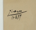 Pablo Picasso, efter, ''La Dance du Berger'', signerad och daterad i trycket.