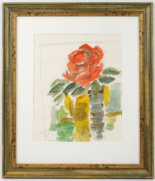 Gustav Rudberg, akvarell, osignerad, 1996/1997.