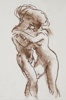Peter Dahl, ''Dansen'', litografi, osignerad, ur boken ''Peter Dahl", Galerie Aix, Stockholm, 1987.