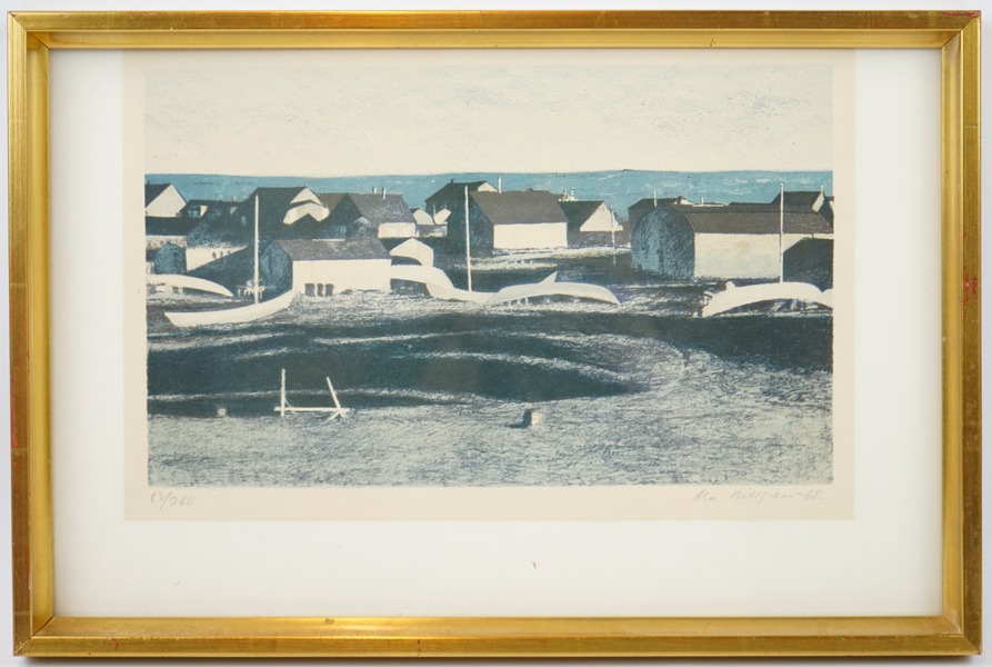 Ola Billgren, litografi nr 83/260, signerad, daterad 1968.