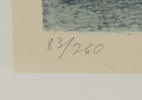 Ola Billgren, litografi nr 83/260, signerad, daterad  1968.