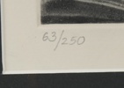 Carl Fredrik Reuterswärd, litografi nr 63/250, monogramsignerad.