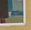 Walter Holmström, ''Ute och inne'', olja på duk, signerad.