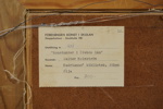 Walter Holmström, ''Hadrianus' bibliotek, Athen'',  olja på pannå, signerad.
