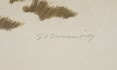 Gunnar Brusewitz, litografier, 2 st, signerade.