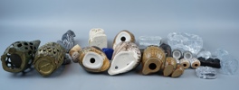 Ugglesamling, 29 st, olika material. 