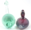 Figuriner, 2 st, glas, Murano, Italien.