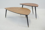 Soffbord, 2 st, trä/metall, "Lövbacken", Ikea.