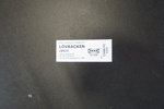 Soffbord, 2 st, trä/metall, "Lövbacken", Ikea.