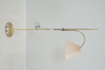 Golvlampa, mässing, MS Belysning.