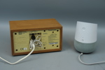 Radio, "Model One", Tivoli Audio, och Google Home.