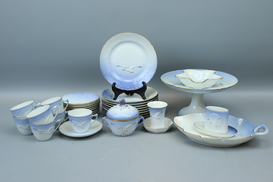 Kaffeservis, 24 delar, porslin, "Måsen", Bing & Gröndahl.