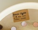 Taklampa, koppar, Form-Light, Danmark, 1970-tal.