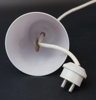 Lars Ejler Schiøler, taklampa, plast, ''Harlekin'', Hoyrup Light, Danmark, 1960-tal.